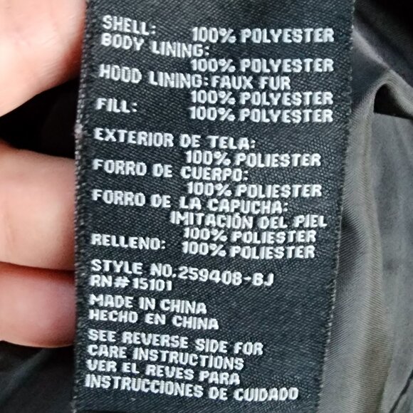 INTL d.e.t.a.i.l.s Black Lightweight Puffer Jacket Size Small - Picture 10 of 16